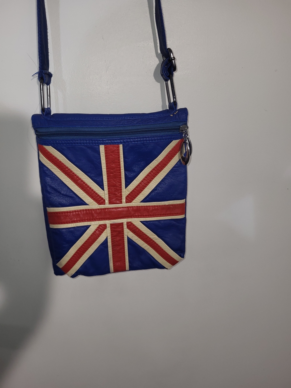 Blue Union Jack Crossbody Bag - Casual Women’s Shoulder Bag